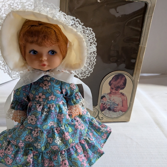 VTG rare Monica doll red hair blue eyes Mighty star Goodtime toys Hong Kong - Picture 2 of 16